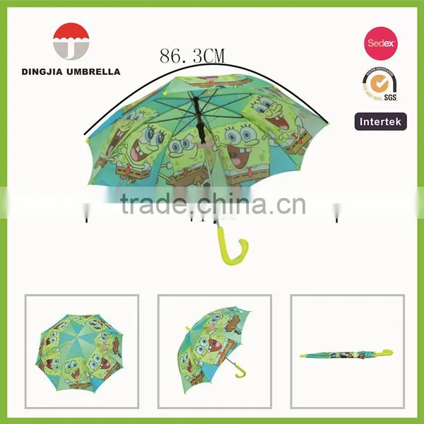 Fashion Heat Trabsfer Planting Kids Straight Umbrella Souvenir photo-2