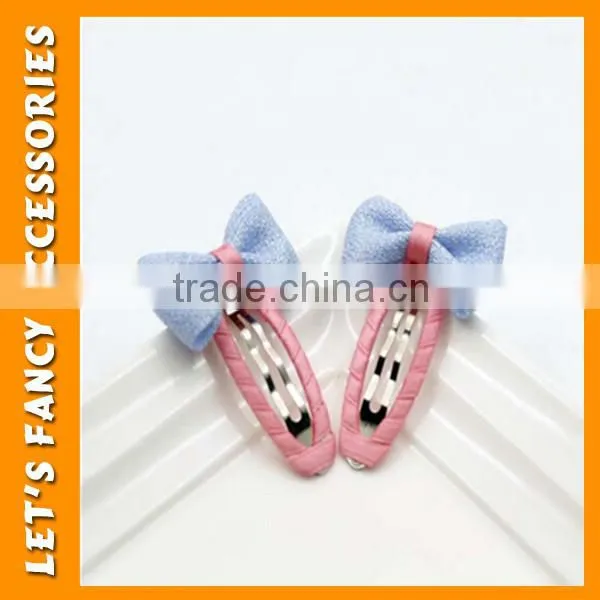 PGHD0314 Felt Bow Hair Clips ,bow Snap , Fashion Bowknot Clip photo-3