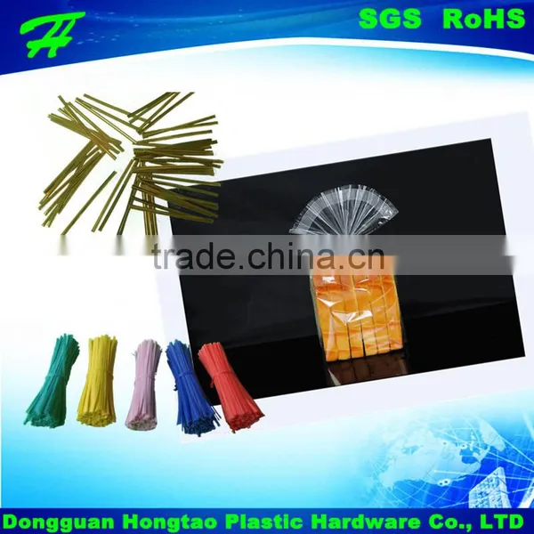 Silver Pre-cut Plastic Decorative Twist Tie for Gift/bags Packing photo-4