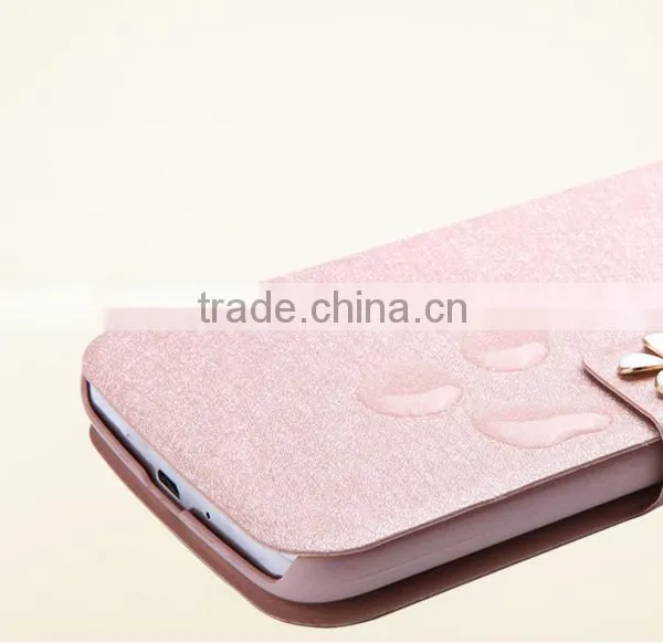 Silk Pattern Flip Leather Case With Card Slot Phone Case Wholesale For Samsung Grand 2 photo-6
