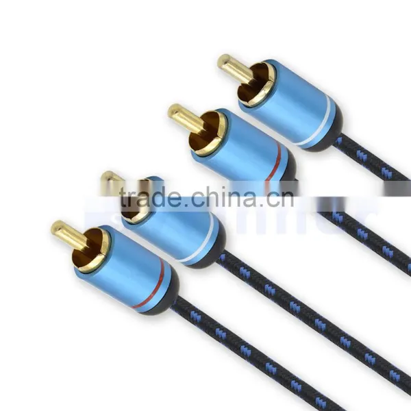 2RCA Stereo Audio Cable - Dual RCA Plug M/M 2 Channel Cable photo-3