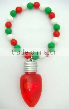 Christmas Bracelet Blinking Flashing Christmas Tree Bright Led Lights Batt. Incl photo-5