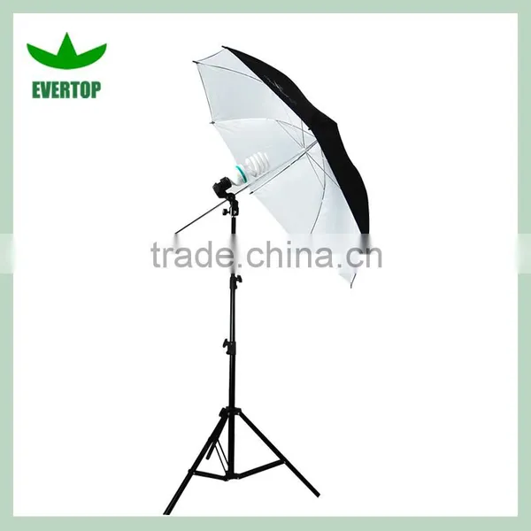 TS-ULK02 Photo Studio Silver Umbrella Flash Lighting Kit Photography Light Stand Set photo-4