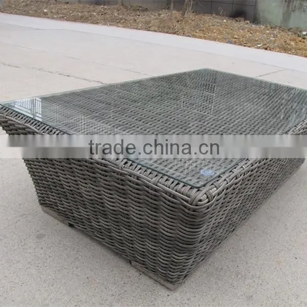 ON SALE WICKER RATTAN ALUMINIUM TABLE OUTDOOR photo-2