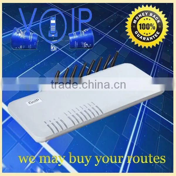 Goip8, 8 Sim Cards Voip Gsm Gateway,avoip Block Remote Control Terminal Gateway 2n Voiceblue Lite