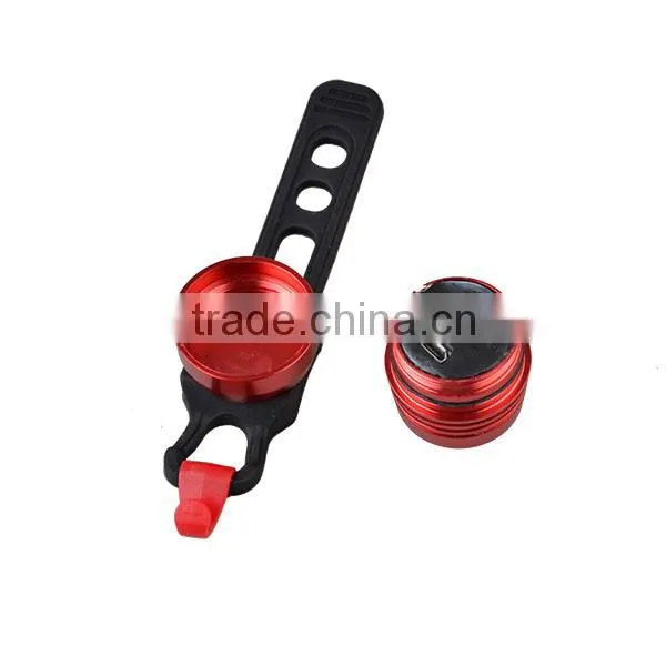 Aluminum Alloy MINI Bicycle Tail Seatpost USB Rechargeable Bike Light Quality Choice photo-4