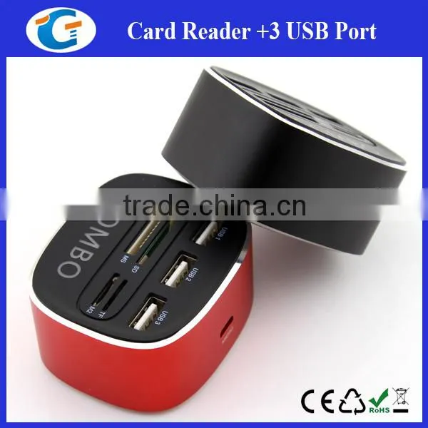 Novelty Gift 3 Ports Usb Hub With Different Card Readers photo-4