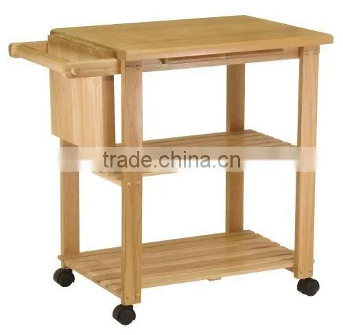 Wood Kitchen Island With Cutting Board