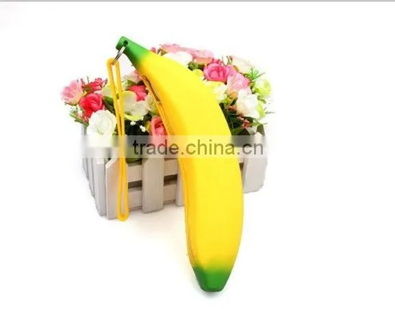New StyleBanana Shaped Silicone Pencil Case/cute Cheap Pencil Cases/silicone Rubber Pencil Case photo-5