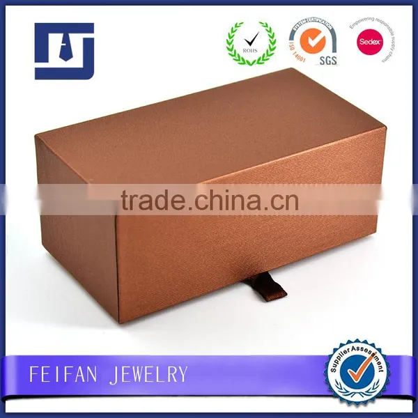 Spot wholesale rectangle cufflinks box of high-grade packing cufflinks box