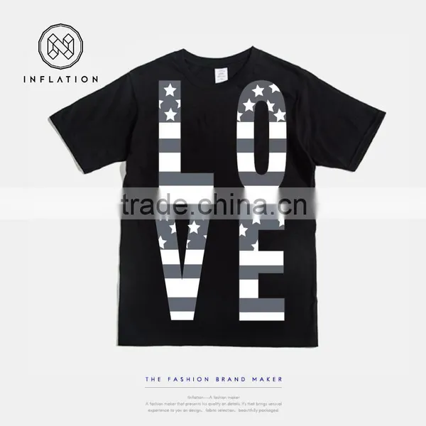 Soild Color T-shirt Print Design Made in China