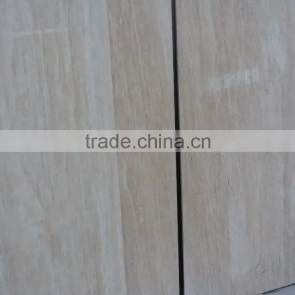 Vein Cut Light Travertine Tiles and Slabs From Turkey