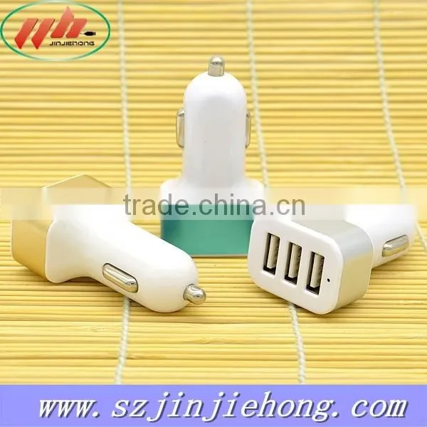 Chemical Resistance New Brand Best Selling Products Car Accessaries 3 Usb Car Charger Wholesale photo-4