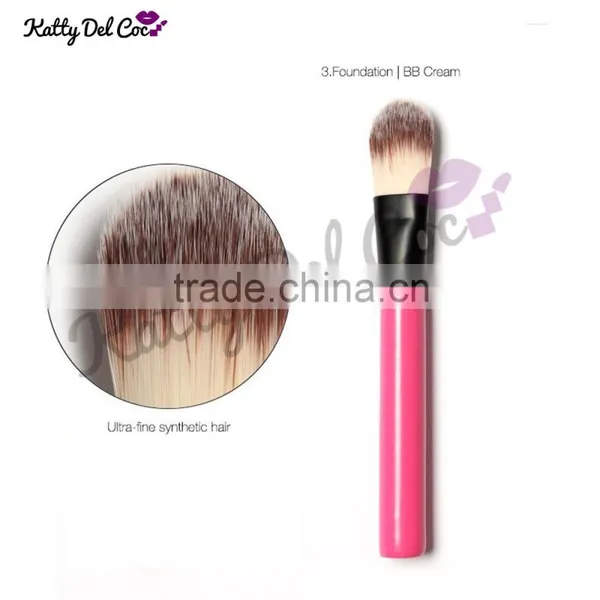 Factory Directly Fantasy Pink 7pcs Makeup Brush Set Supplier's Choice photo-2