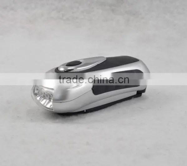3 Led Wind Up Dynamo Flashlight photo-3