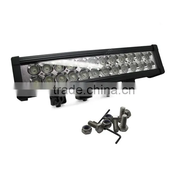 Sale! 14" 72W Offroad LED Work Light Bar Flood Beam SUV Driving Lamp Double Row photo-5