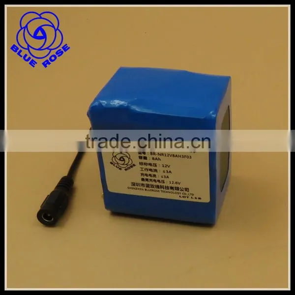 12V 11.1v 8Ah dc Power Source Lithium Battery photo-3