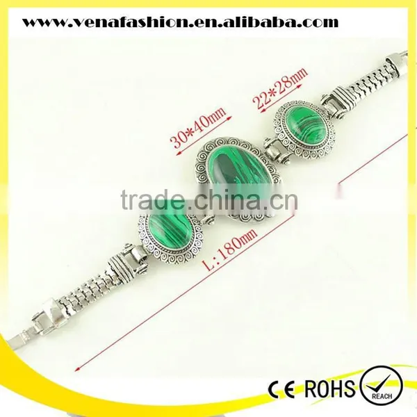 Peacock Hand Made Gemstone Bracelet, Gemstone Chip Bracelets photo-2