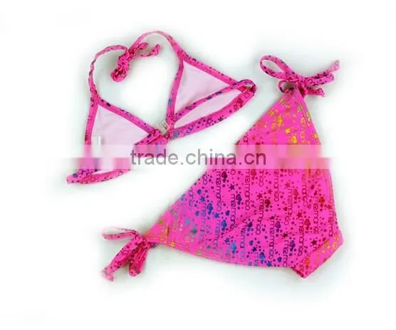 Kids Tanikin Bikini Top And Underwear Stripe Bathing Suit Beachwear photo-3