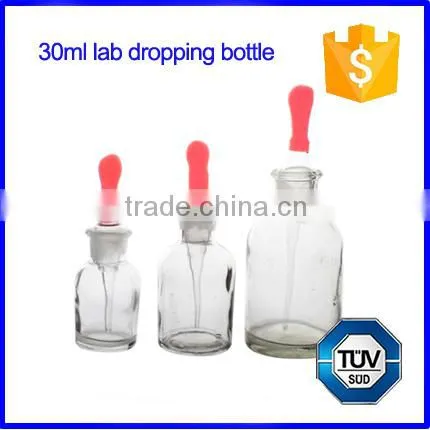 Lab Glassware 30ml Dropping Bottle With Latex Rubber Nipple photo-4