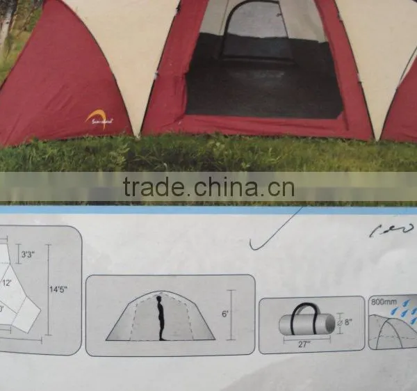 A Triple Dome With 6 Berth Family Tent photo-6