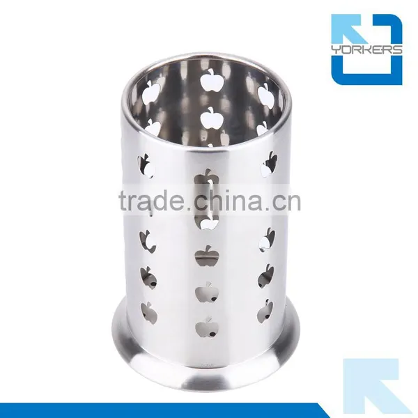 Stainless Steel Chopstick Fork & Kitchen Knife Round Holder/container photo-5