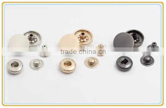 Wholesale Fahsion High Quality Custom Design Round Metal Snap Button With Logo as Garment Accessory (#S1001) photo-2