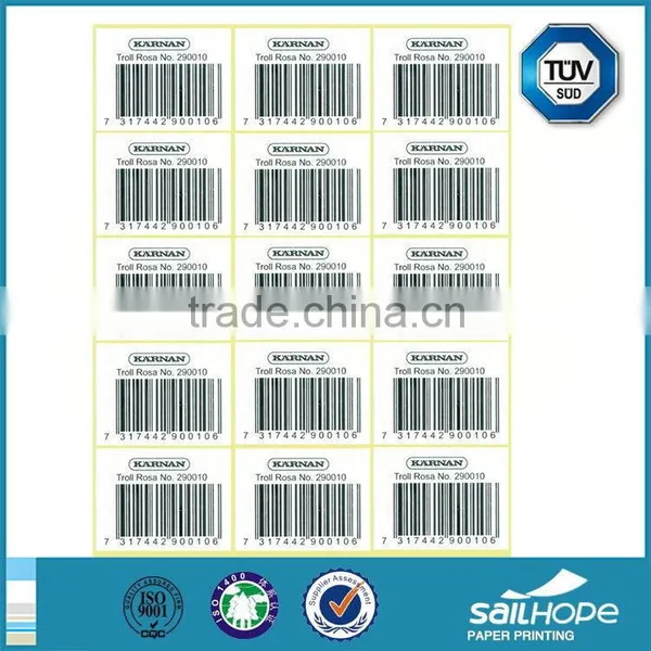 Design Best Selling Glossy Self Adhesive Paper Stickers