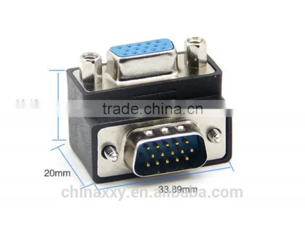 Hot Sale Angle 90 Degree VGA Adapter Male to Female photo-4