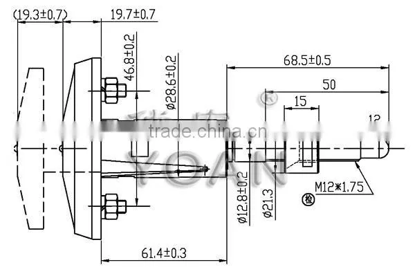 High Performance High Safety Lock With Master Key for Sell Card Machine photo-2