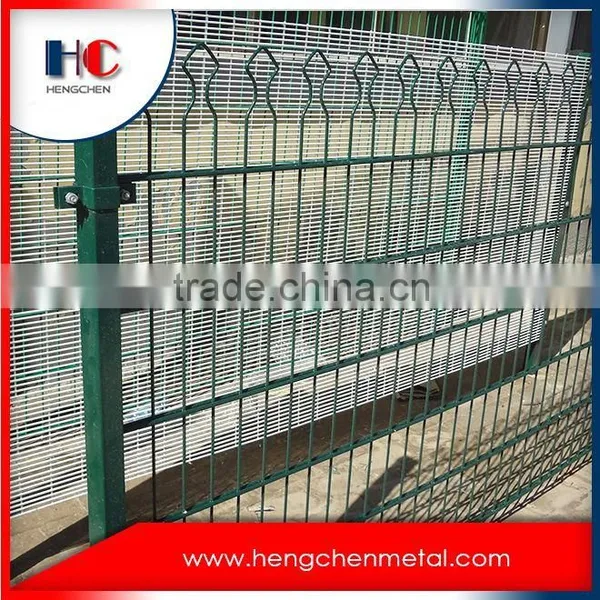 3m High 868 Twin Galvanized Wire Mesh Fence