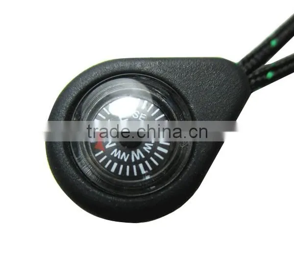 Mini Compass Zipper Puller for Outdoor Backpack photo-3