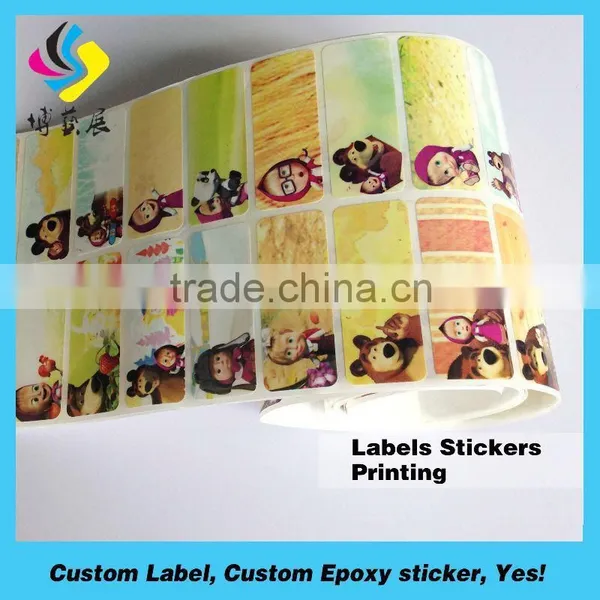 2015 Top Hot Self Adhesive Packaging Sandwich Stickers Printing photo-5