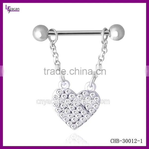 Wholesale 3 Colors Body Piercing Adjustable Nipple Ring photo-2