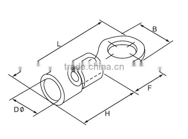 High Quality Tinned Copper Cable Lug/Copper Electrical Cable Lugs photo-3