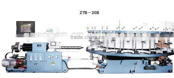 FULL-AUTO ROUND-DISK TYPE DIRECTLY INJECTING AND FORMING MACHINE FOR MOND-COLOR LEISURE AND SPORTS SHOES