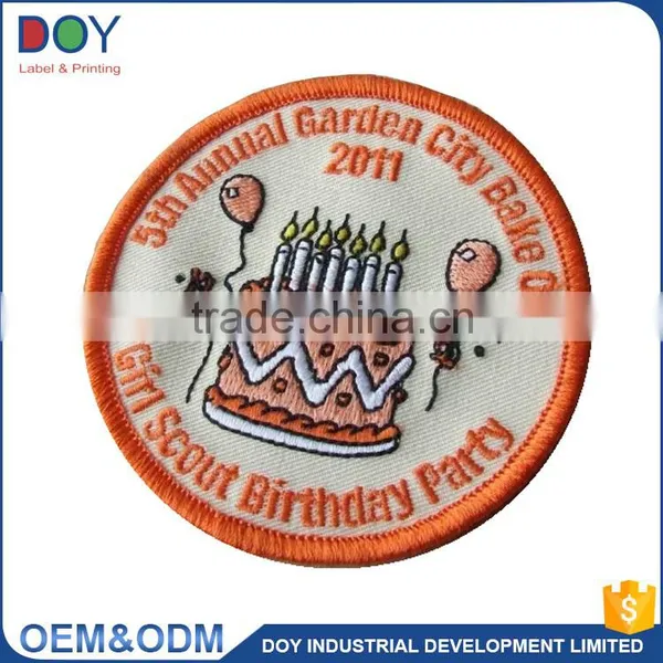Wholesale High Quality Customized Designed Washable Eco-friendly Garment Fabric Embroidery Badges photo-3