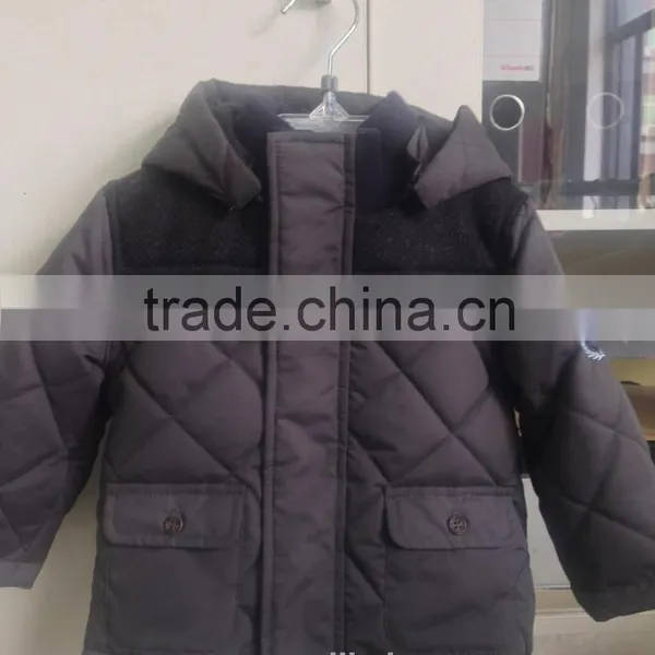 2016 Newest Boys Winter Keep Warm Hooded Cotton Coat