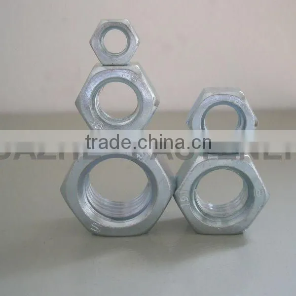zinc plate hexagon nut