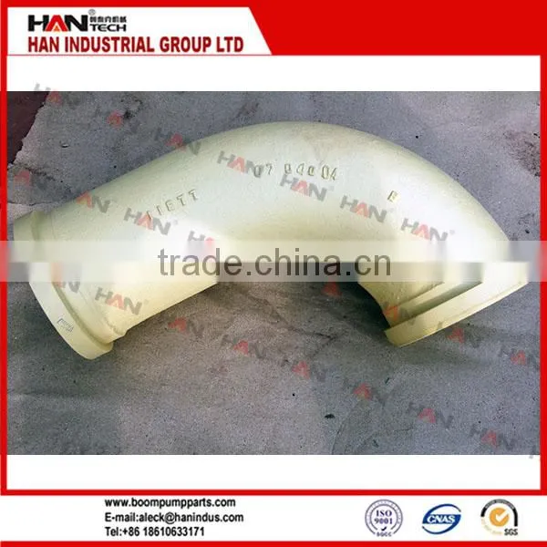 Concrete Pump Parts 45 Degree Stainless Steel Pipe Elbow 4 Inch Concrete Pump Elbow / Bend photo-5
