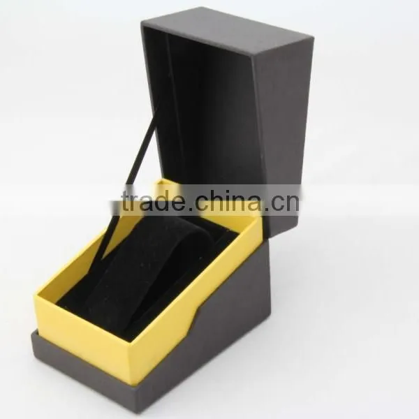 Cube Shape Luxury Black Watch Boxes WIth Pillow Cushion Inside photo-6