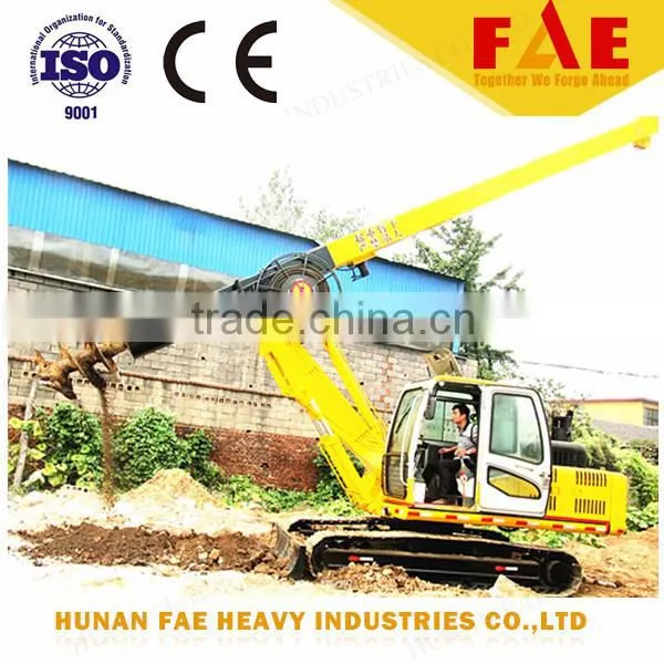 SmallMini Foundation Drill Tool, FAR250 Hydraulic Rotary Piling Rig With Long Spiral photo-3
