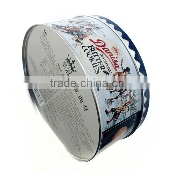 Round Shape Milk Biscuit Tin Box Set photo-5