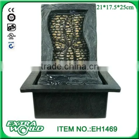 Soothing Rock Falls Tabletop Mini Wall Watefall Fountain photo-5