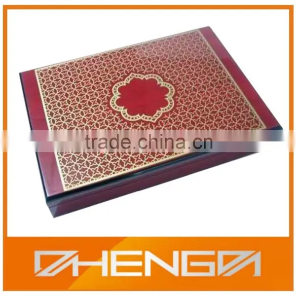 Hot Sale !!! Customized Lacquer Wood Tea Box (ZDW13-T027) photo-5