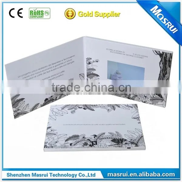 2016 Wedding Decoration 4.3 Inch LCD Invitation Card as Gift