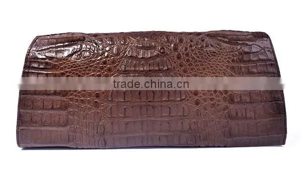 Real Crocodile Skin Handbags Genuine Leather Purse Wholesale Leather Clutch Bag photo-3