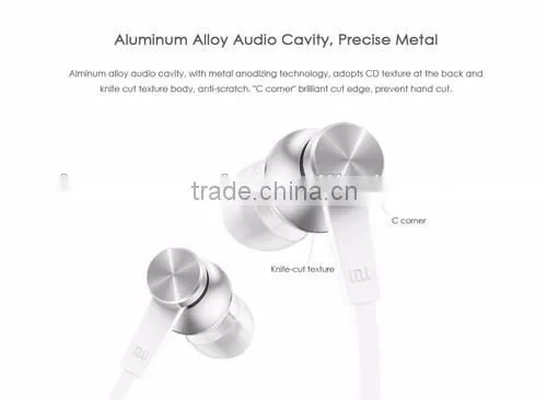 Original Xiaomi Piston In-Ear Stereo Earphone With Mic Earbud Earphones Headset for Redmi Smartphone Basic Edition photo-5