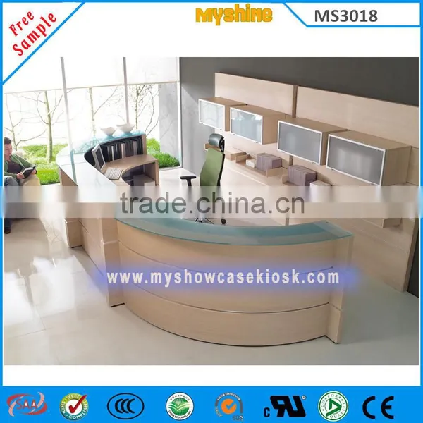 Modern Office Furniture Small Salon Office Reception Desk for Sale photo-5