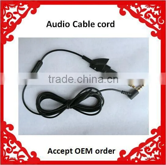 Wholesale Black Replacement Audio Cable Cord for QC2 QC15 Headphones
